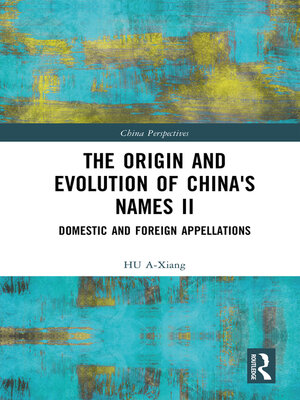 cover image of The Origin and Evolution of China's Names II